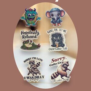 personality to your vehicle or phone AND glass with these funny stickers